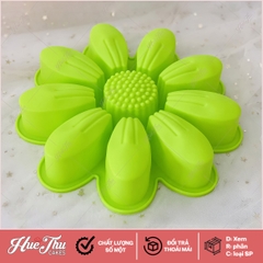 Khuôn silicon hoa Hướng Dương 25cm làm bánh rau câu 3D 4D nhấn xôi, fondant, socola, nến hanmade