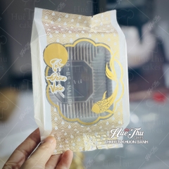 Combo Khay Túi Lý Ngư 11cm đựng bánh Trung Thu (100 bộ) - Túi hàn đựng bánh