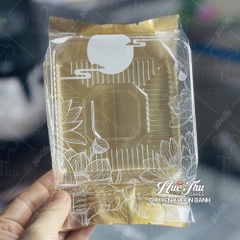 Combo Khay Túi Liên Hoa 11cm đựng bánh Trung Thu (100 bộ) - Túi hàn đựng bánh