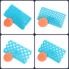 Khuôn Nhấn Đậu Xôi Hoa Tạo Vân Hoa Văn CT5 (set 4 cái - nhiều mẫu) trang trí xôi hoa đậu, bánh các loại