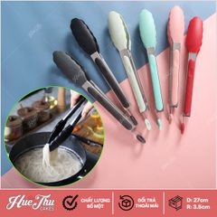 Kẹp Gắp Thực Phẩm 27cm Bằng Thép Không Gỉ và Silicon Chịu Nhiệt Cao