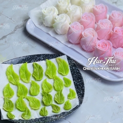 Khuôn silicon lá Loa Kèn 15x9cm làm bánh rau câu 3D 4D nhấn xôi, fondant, socola, nến hanmade