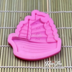 Khuôn silicon Thuyền Buồm 11.5x10cm làm bánh rau câu 3D 4D nhấn xôi, fondant, socola, nến hanmade