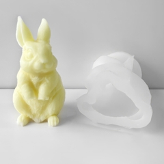 Khuôn silicon Con Thỏ A85 làm bánh rau câu 3D 4D nhấn xôi, fondant, socola, nến hanmade