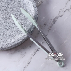 Kẹp Gắp Thực Phẩm 27cm Bằng Thép Không Gỉ và Silicon Chịu Nhiệt Cao