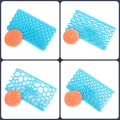 Khuôn Nhấn Đậu Xôi Hoa Tạo Vân Hoa Văn CT5 (set 4 cái - nhiều mẫu) trang trí xôi hoa đậu, bánh các loại