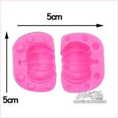 Khuôn silicon Bí Ngô 4cm làm bánh rau câu 3D 4D nhấn xôi, chè trôi nước, socola, nến hanmade
