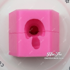 Khuôn silicon Con Chuột 8x7cm làm bánh rau câu 3D 4D nhấn xôi, fondant, socola, nến hanmade