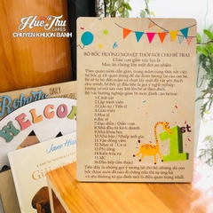 Hộp Quà Bốc Thôi Nôi Cho Bé Trai, Bé Gái 1 Tuổi - Set bốc thôi nôi định hướng tương lai cho bé