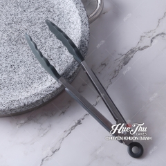 Kẹp Gắp Thực Phẩm 27cm Bằng Thép Không Gỉ và Silicon Chịu Nhiệt Cao