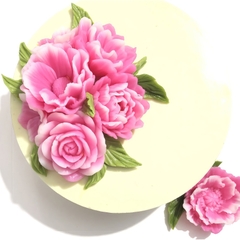 Khuôn silicon lá Loa Kèn 15x9cm làm bánh rau câu 3D 4D nhấn xôi, fondant, socola, nến hanmade