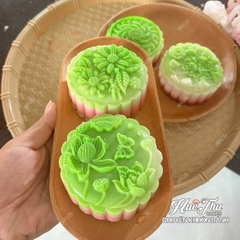 Combo 4 khuôn silicon Hoa Cúc Hoa Sen TT 9101112 A117 làm bánh rau câu 3D 4D nhấn xôi, fondant, socola, nến hanmade