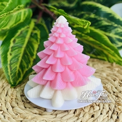 Khuôn silicon Cây Thông Noel (nhiều mẫu) A94 làm bánh rau câu 3D 4D nhấn xôi, fondant, socola, nến hanmade