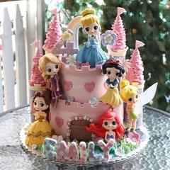 Búp bê Bella, nàng tiên cá, lọ lem trang trí bánh kem, rau câu