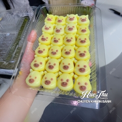 Khuôn silicon kẹo chip Mặt Gấu dễ thương 16x17cm làm kẹo dẻo, chip chip, rau câu mini, thạch trà sữa