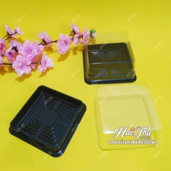 Hộp đựng bánh Trung Thu 4 bánh (5 set / túi giấy, hộp mica, hộp con)