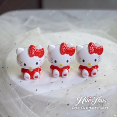 Búp Bê Hello Kitty (3 cái) phụ kiện trang trí bánh rau câu, bánh kem, bánh sinh nhật