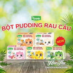 Bột Pudding Rau Câu Rovin hương Xoài/Dưa Lưới/Hạnh Nhân/Trà Xanh/Đào