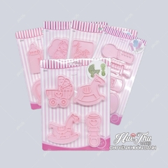 Khuôn nhấn Cutter Bình Sữa Xe Nôi CT1 (nhiều mẫu) tạo hình bánh bao, bánh quy, bánh mì, rau câu, xôi hoa đậu