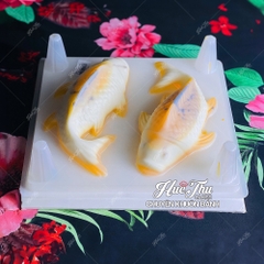 Khuôn Cá Chép / Cá Kol bằng nhựa (nhiều size) dùng đổ rau câu, nhấn xôi