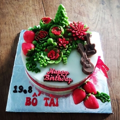 Khuôn silicon chữ Happy Birthday 7cm (nhiều mẫu) làm bánh rau câu 3D 4D nhấn xôi, fondant, socola, nến hanmade