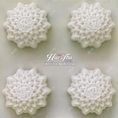 Khuôn rau câu, nhấn xôi Phúc Lộc Thọ Tài (hình tháp, vỉ 4 khuôn) làm bánh rau câu, ép xôi