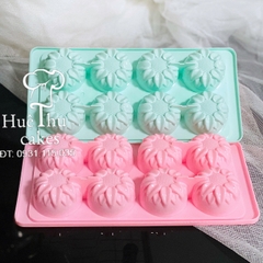 Khuôn rau câu, khay đá Hoa Hướng Dương làm bánh rau câu 3D 4D nhấn xôi, fondant, socola, nến hanmade