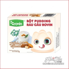 Bột Pudding Rau Câu Rovin hương Xoài/Dưa Lưới/Hạnh Nhân/Trà Xanh/Đào