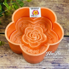 Khuôn xôi hình Bông Mai 14cm cao 5.5cm (nhiều họa tiết) - khuôn ép xôi, khuôn nhấn xôi Ngọc Lan