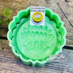 Khuôn xôi hình Tròn 9cm cao 5.5cm - khuôn ép xôi, khuôn nhấn xôi Ngọc Lan