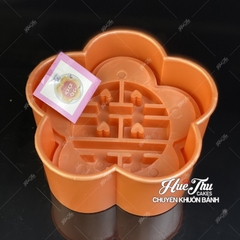 Khuôn xôi hình Bông Mai 14cm cao 5.5cm (nhiều họa tiết) - khuôn ép xôi, khuôn nhấn xôi Ngọc Lan