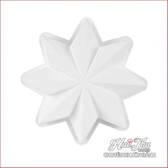 Khuôn silicon Ngôi Sao 8 Cánh 22cm làm bánh rau câu 3D 4D nhấn xôi, fondant, socola, nến hanmade