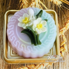 Khuôn silicon Chùm Thủy Tiên A77 làm bánh rau câu 3D 4D nhấn xôi, fondant, socola, nến hanmade