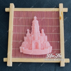 Khuôn silicon Lâu Đài 6cm A127 làm bánh rau câu 3D 4D nhấn xôi, fondant, socola, nến hanmade