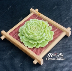 Khuôn silicon Hoa Mẫu Đơn 8cm A151 làm bánh rau câu 3D 4D nhấn xôi, fondant, socola, nến hanmade