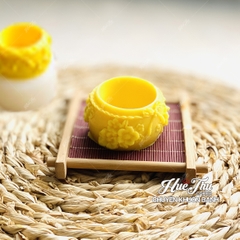 Khuôn silicon Bình Hoa Đào 7.5cm A158 làm bánh rau câu 3D 4D nhấn xôi, fondant, socola, nến hanmade