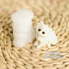 Khuôn silicon Chó Mèo Thú Cưng A148 (nhiều mẫu) làm bánh rau câu 3D 4D nhấn xôi, fondant, socola, nến hanmade