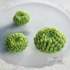 Khuôn silicon Sen Đá Hoa Cúc A134 (set 3 khuôn) làm bánh rau câu 3D 4D nhấn xôi, fondant, socola, nến hanmade