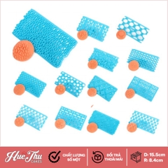 Khuôn Nhấn Đậu Xôi Hoa Tạo Vân Hoa Văn CT5 (set 4 cái - nhiều mẫu) trang trí xôi hoa đậu, bánh các loại