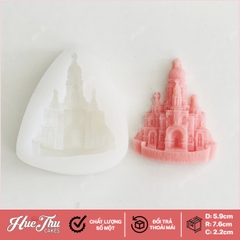 Khuôn silicon Lâu Đài 6cm A127 làm bánh rau câu 3D 4D nhấn xôi, fondant, socola, nến hanmade
