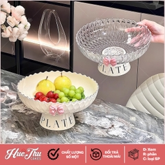 Khay Nhựa Đựng Trái Cây Hoa Quả 25cm đế tháo rời tiện lợi