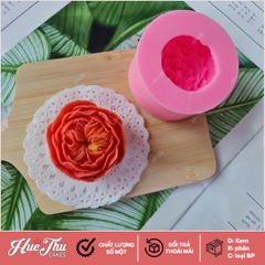 Khuôn silicon hoa Hồng Anh D14 6.5cm làm bánh rau câu 3D 4D nhấn xôi, fondant, socola, nến hanmade