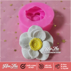 Khuôn silicon Hoa Trà làm bánh rau câu 3D 4D nhấn xôi, fondant, socola, nến hanmade