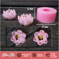 Khuôn silicon hoa Sen Thái P6 làm bánh rau câu 3D 4D nhấn xôi, fondant, socola, nến hanmade