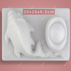Khuôn Cá Chép / Cá Kol bằng nhựa (nhiều size) dùng đổ rau câu, nhấn xôi