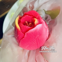 Khuôn silicon hoa Tulip Thái 6cm làm bánh rau câu 3D 4D nhấn xôi, fondant, socola, nến hanmade