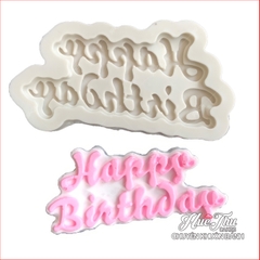 Khuôn silicon chữ Happy Birthday 7cm (nhiều mẫu) làm bánh rau câu 3D 4D nhấn xôi, fondant, socola, nến hanmade