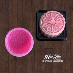 Khuôn silicon Hoa Cúc Hoa Sen Trung Thu A117 (nhiều mẫu) làm bánh rau câu 3D 4D nhấn xôi, fondant, socola, nến hanmade