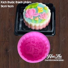 Combo 4 khuôn silicon Hoa Cúc Hoa Sen TT 9101112 A117 làm bánh rau câu 3D 4D nhấn xôi, fondant, socola, nến hanmade