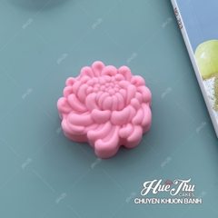 Khuôn silicon Nhiều Loại Hoa 5cm (10 cái) làm bánh rau câu, nhấn xôi, bánh da lợn